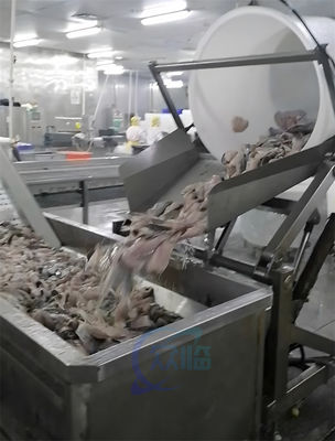 Ανθεκτικός 2200W εξοπλισμός επεξεργασίας θαλασσινών ανθεκτικός στην φθορά 300KG