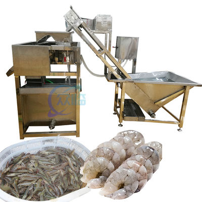 Μηχανή καθαρισμού γαρίδας 400-500KG/h Πρακτική υψηλή απόδοση