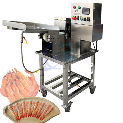 Καλή τιμή 60-80pcs/Min μαγειρευμένος κόπτης κοιλιών γαρίδων σουσιών τεμνουσών μηχανών σουσιών γαρίδων σε απευθείας σύνδεση