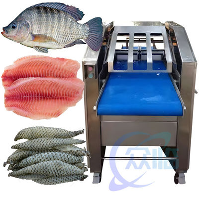 Καλή τιμή 20-30pcs/Min Μηχανή Απομάκρυνσης Δέρματος Ψαριών Πολυεπιχειρησιακή Μηχανή Αποφλούδισης Σαλμονιού σε απευθείας σύνδεση