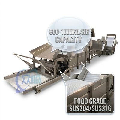 Καλή τιμή Fully Automatic Prawn Head Removal Machine Hygienic SUS304 1500-2000KG 11.7KW 50Hz online