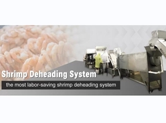 Μηχανή αποκεφαλισμού βιομηχανικών γαρίδων SUS316 Ανθεκτική για το κόψιμο κεφαλιών